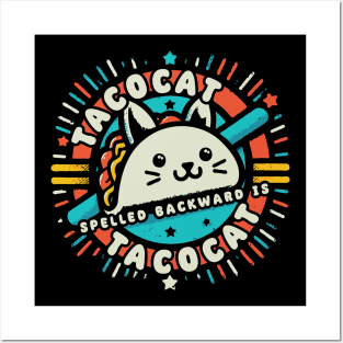 Tacocat Spelled Backward Is Tacocat Posters and Art